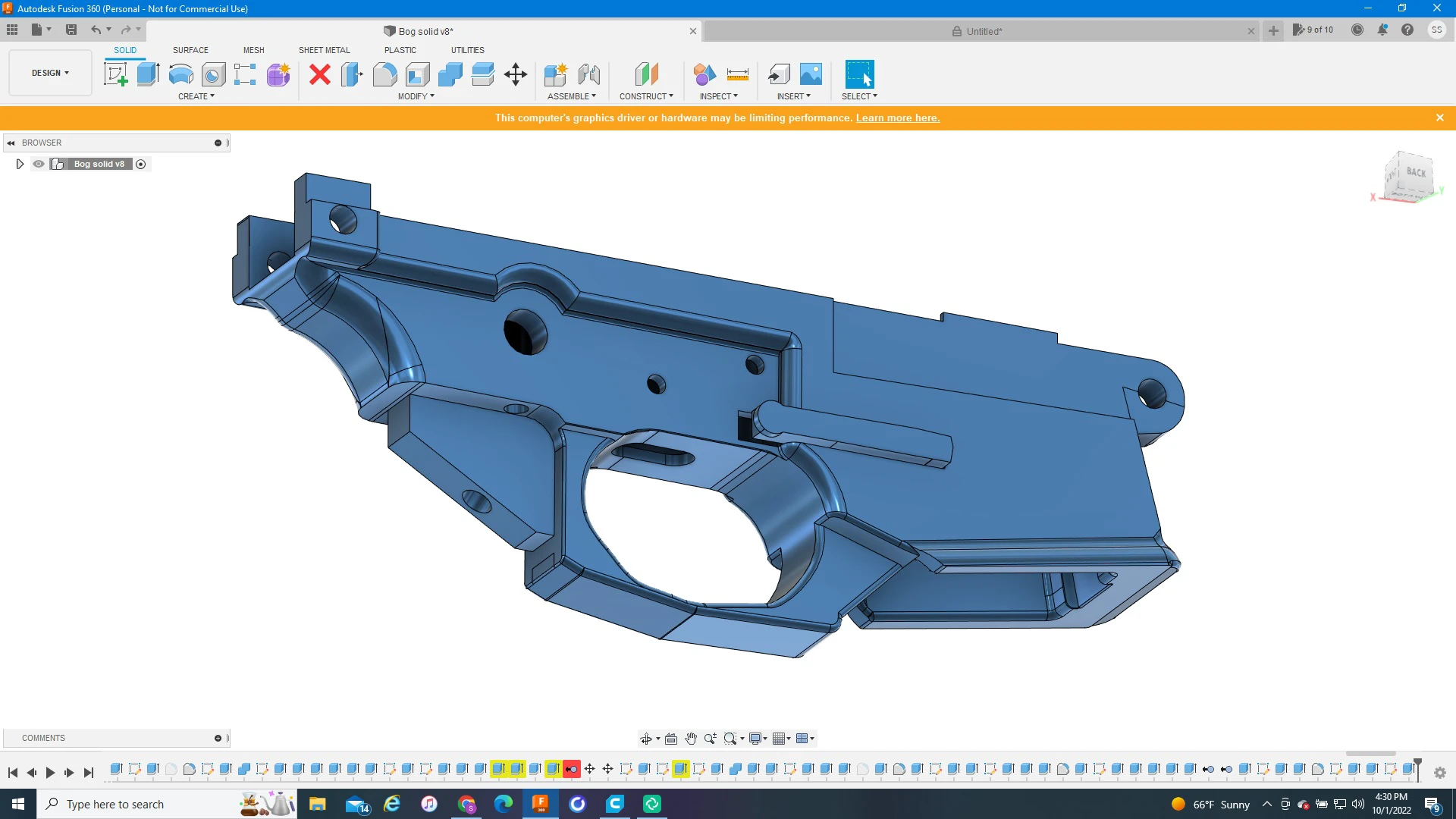 Stribog lower V6,includes mag catch and bolt stop files. Includes Danny ...