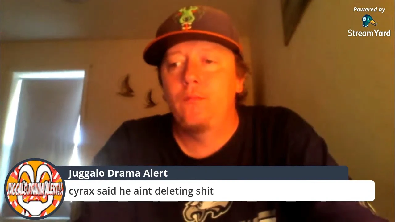 Cyrax on Juggalo Drama Alert 2019-10-11 (Cyrax is Setting the record Straight for good)