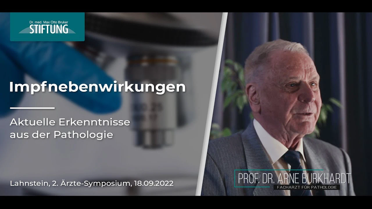 Prof. Arne Burkhardt - Aktuelle Erkenntnisse zu Impfnebenwirkungen - 2. Ärztesymposium im Bruker-Haus