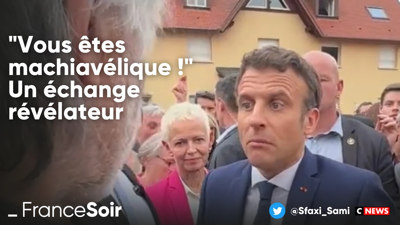 «Vous êtes un manipulateur !» Emmanuel Macron vivement pris à partie à Châtenois