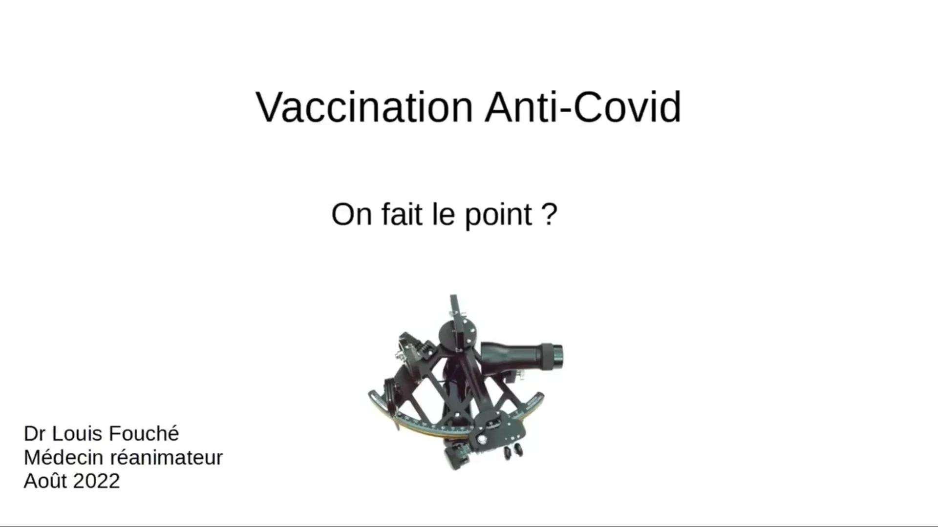 Vaccination Anti-Covid – On fait le point ?
