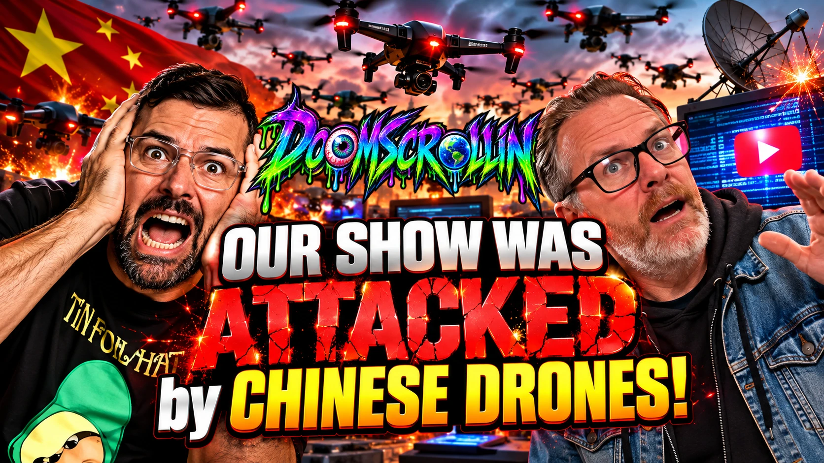 Doomscrollin: We Got Attacked by Chinese Drones!  (Show Starts At 8:36) episode artwork