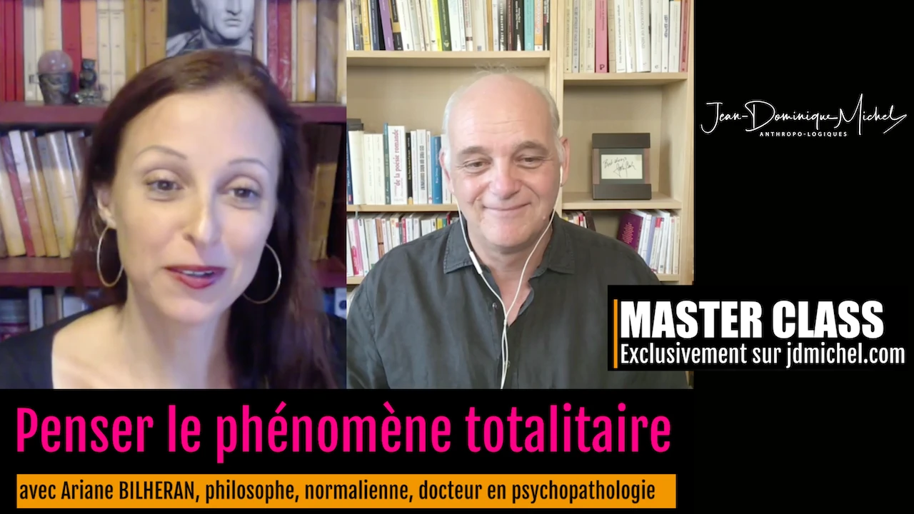 Premières minutes de la Master Class « Penser le phénomène totalitaire » avec Ariane Bilheran