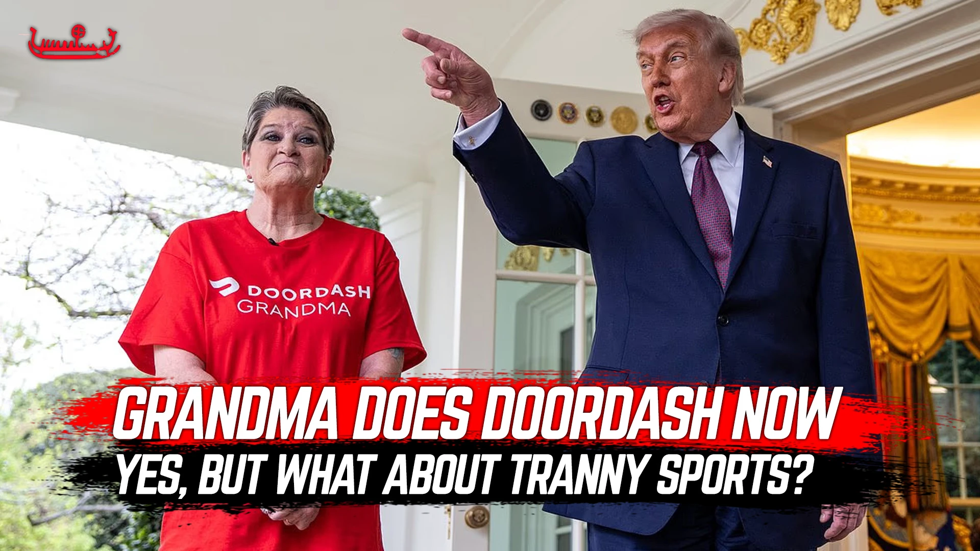 DoorDash Grandma Doesn't Want To Hear About Tranny Sports, Imagine That