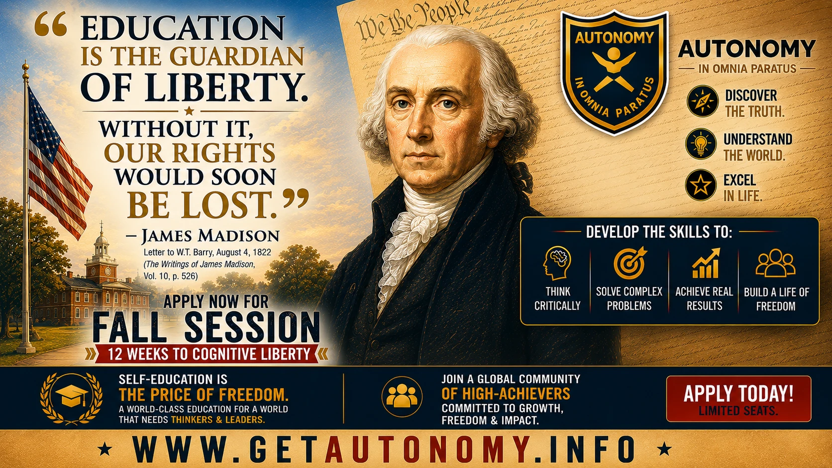 Education Is the Guardian of Liberty: Reclaiming Cognitive Freedom episode artwork