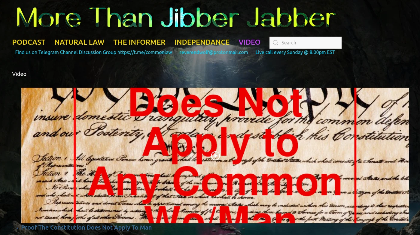 More Than Jibber Jabber E68