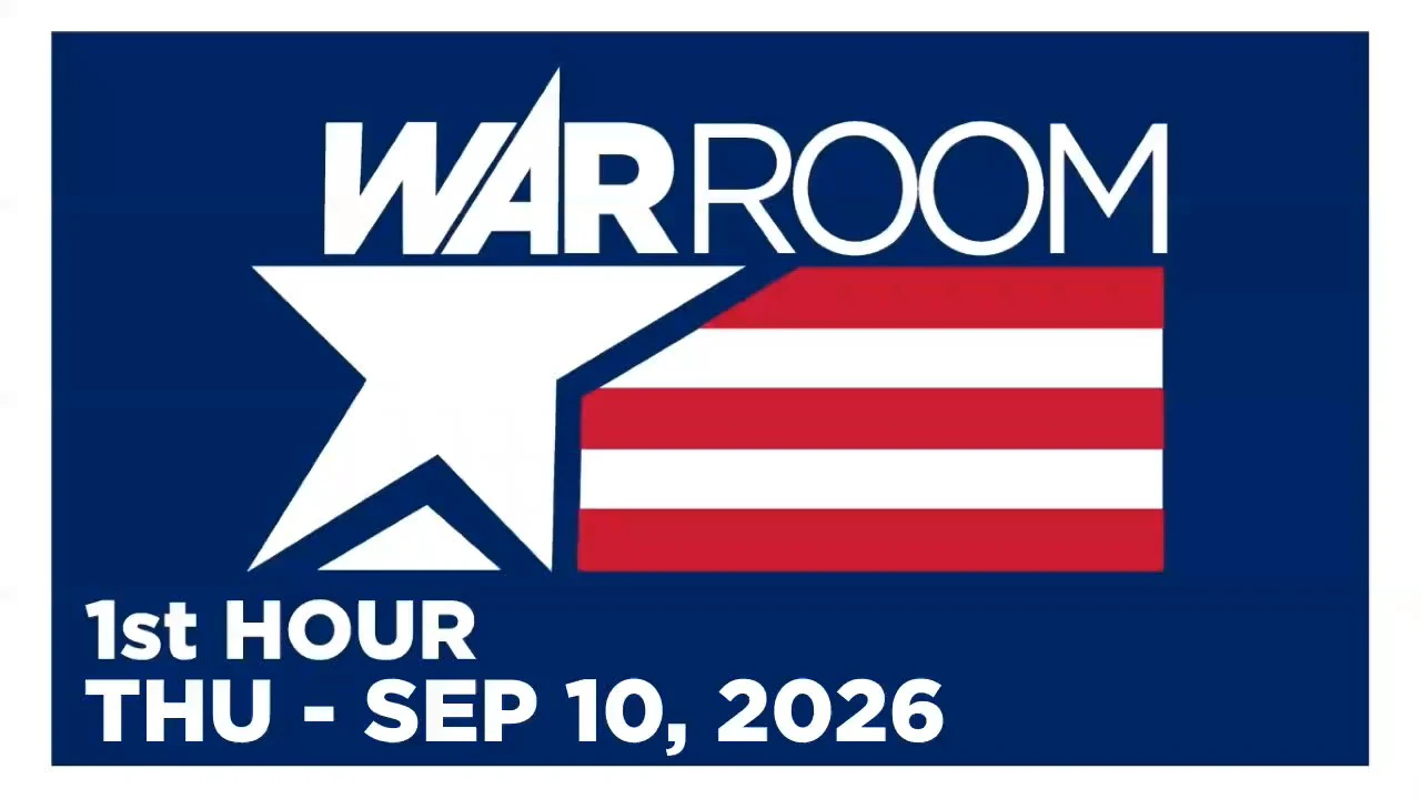 WAR ROOM LIVE [1 of 3] Thursday 9/10/26 • ONE YEAR AFTER CONSERVATIVE ICON CHARLIE KIRK’S MURDER • Alex Jones Network