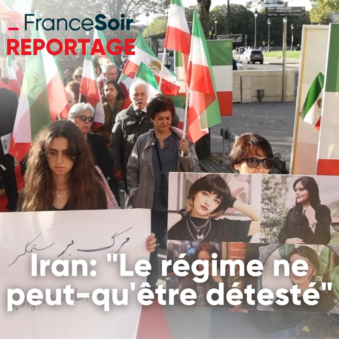 «Nous voulons une séparation de l’État et de la religion»: des Iraniens commémore à Paris le 40e jour de la mort de Mahsa Amini