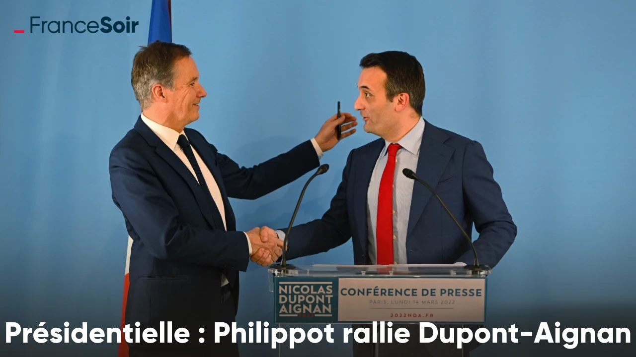Florian Philippot apporte son soutien à Nicolas Dupont-Aignan