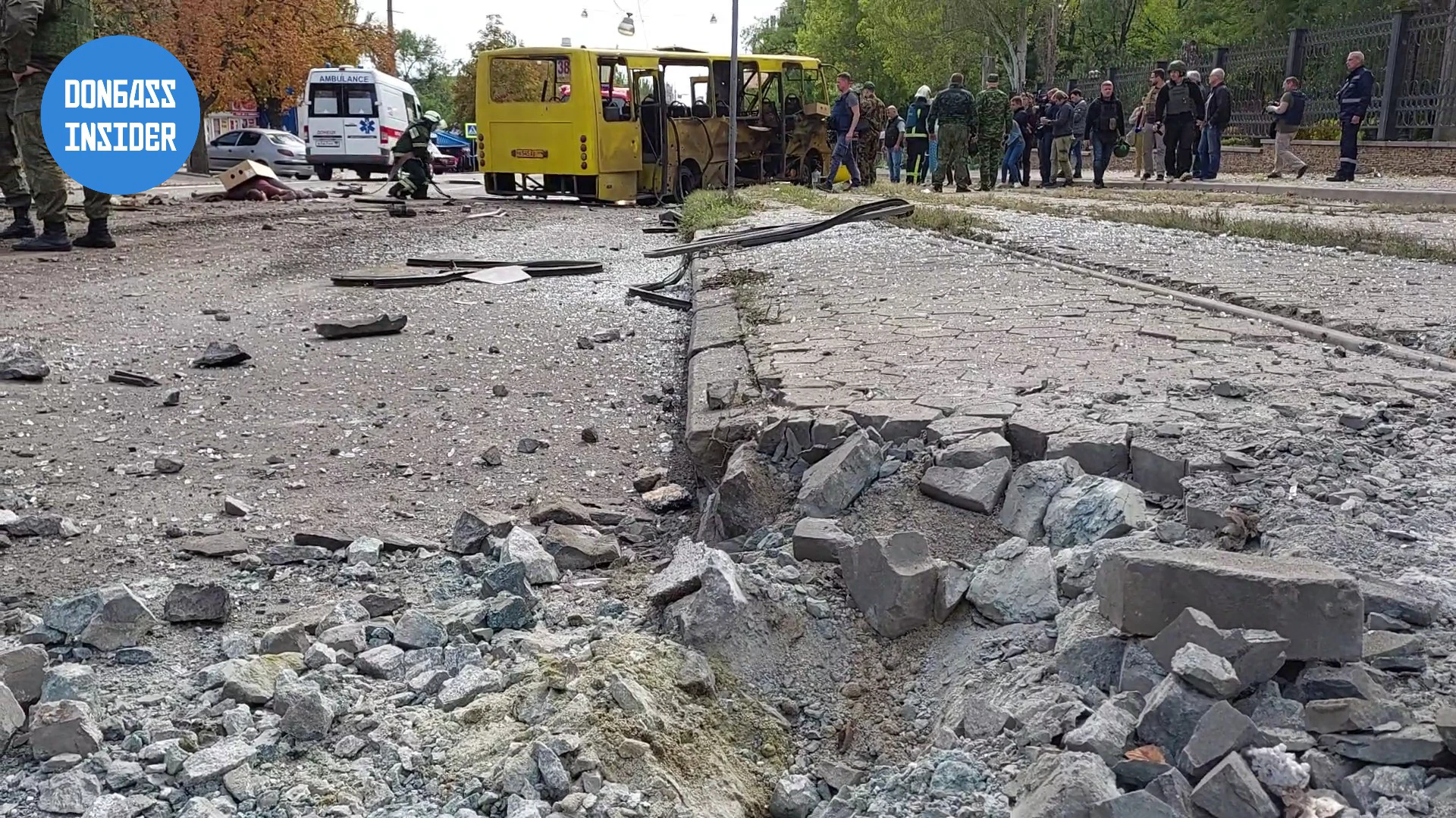L’armée ukrainienne bombarde le centre de Donetsk avec des obus standard OTAN, tuant six civils – 22.09.2022