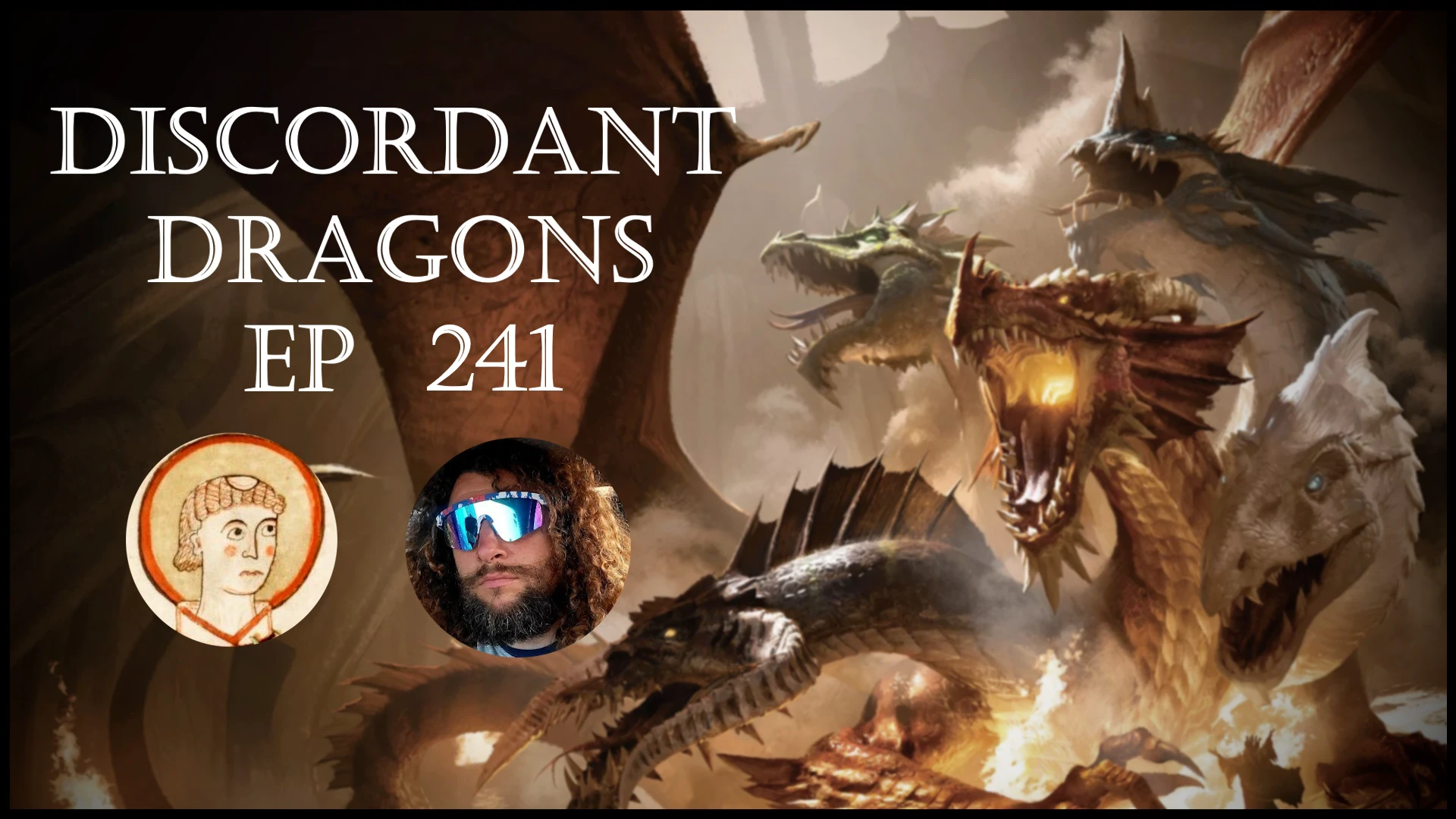 Discordant Dragons 241 w Bede of Britannia and Wandering Panda episode artwork