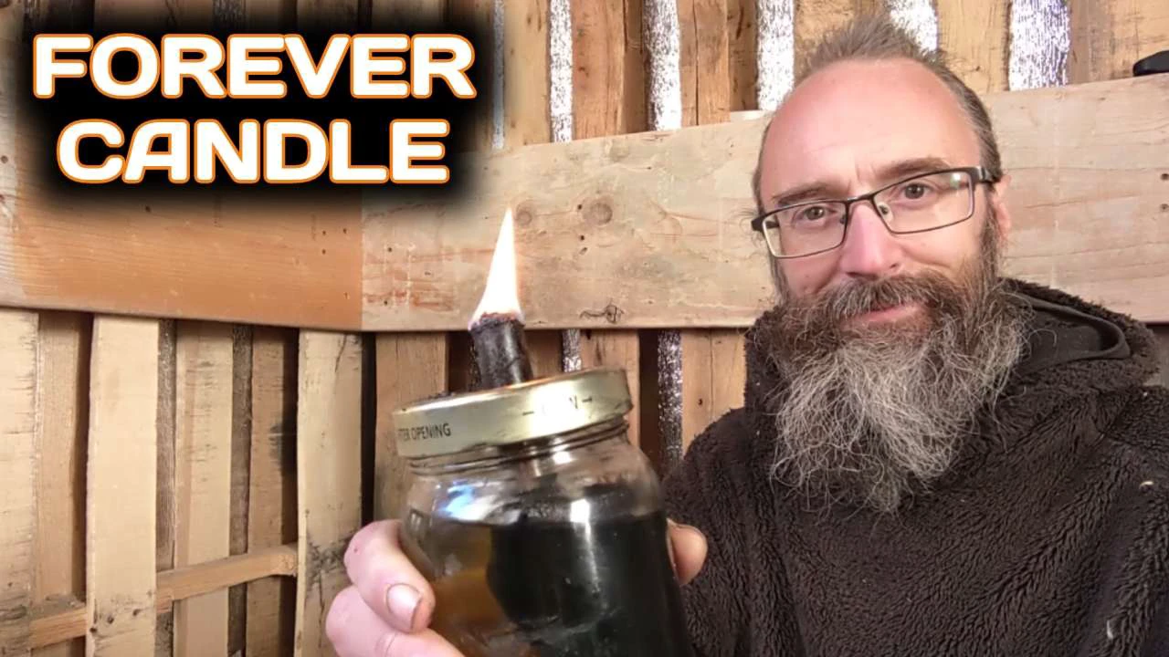 Forever Candle: Reusable Carbon Felt Wick