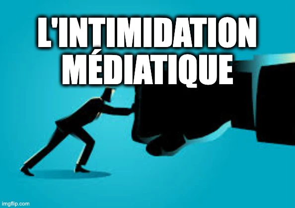 L’intimidation médiatique et autres méfaits