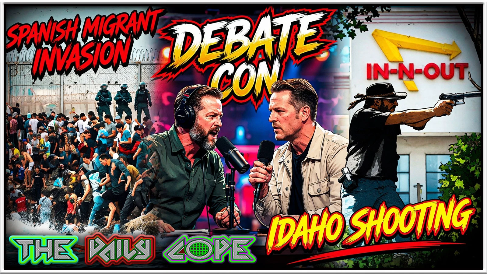 Paypal Banned Me, Spanish Invasion, Debate Con, Idaho Shooting episode artwork
