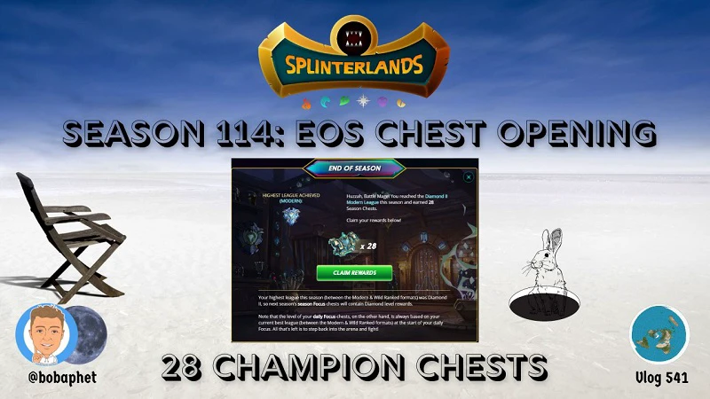 Splinterlands: Season 114 EOS Chest Opening (28 Champion Chests) episode artwork