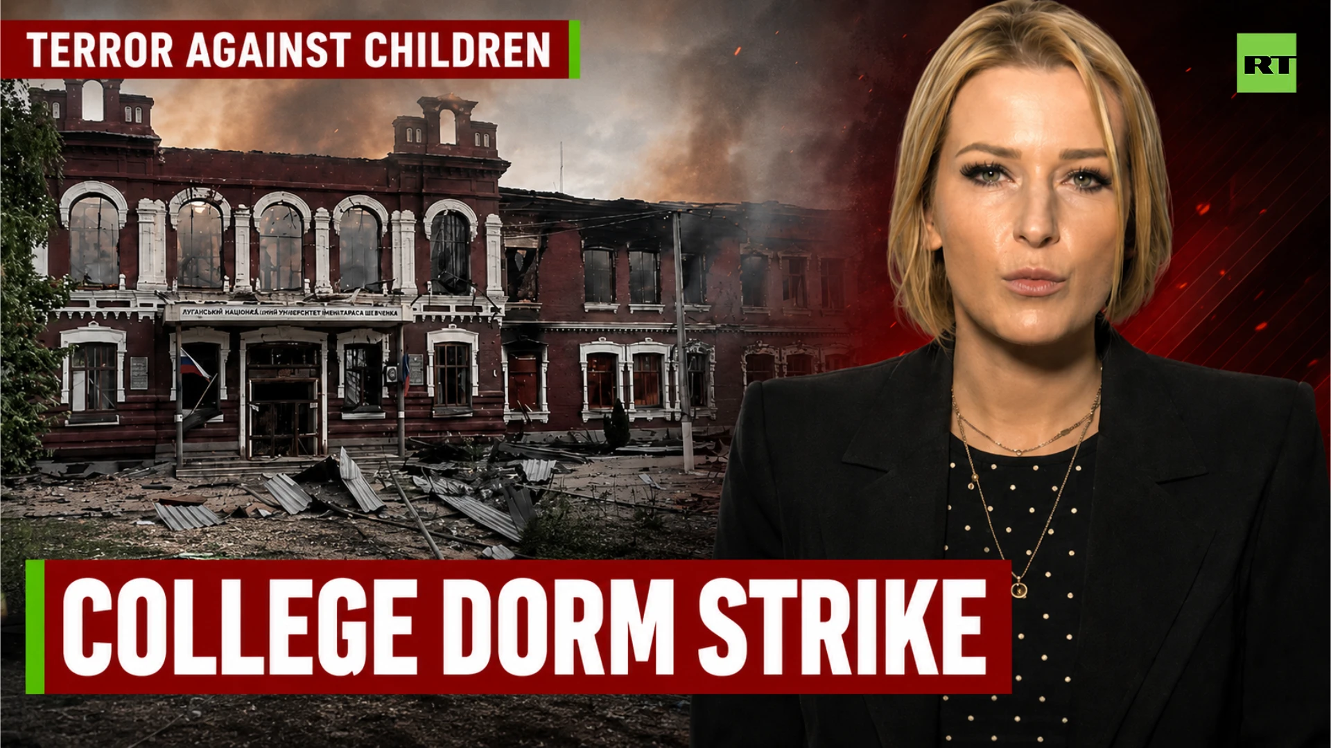 Russia appeals to UN and OSCE after deadly strike on LPR college dormitory episode artwork