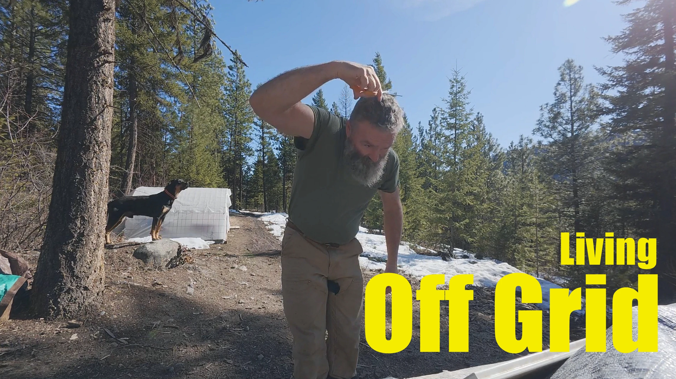 Living Off Grid: Generator Oil Change and Self Haircuts