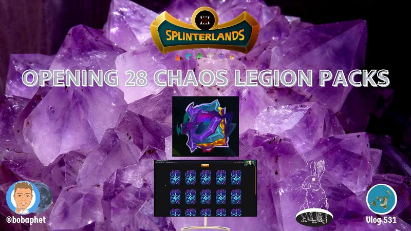 Splinterlands: Opening 28 Chaos Legion Packs episode artwork