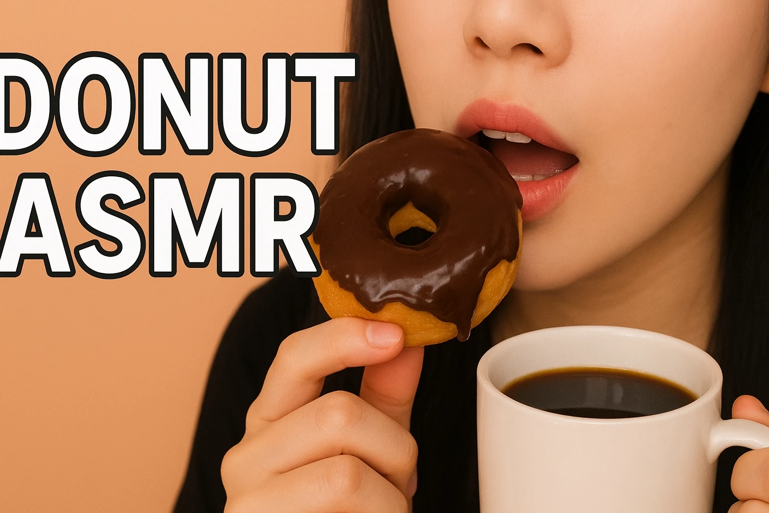 Delicious Donut & Coffee ASMR | Chocolate Dipping Mukbang 🍩☕