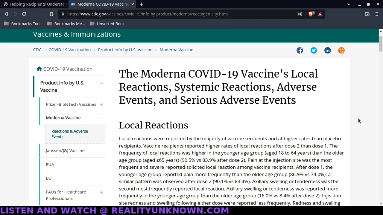 Moderna Covid 19 Vaccine Adverse Event Reports thumbnail