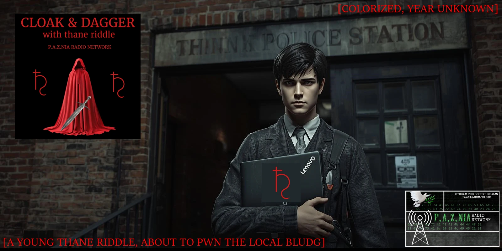 Artificial Intelligence & Privacy Concerns: Presented by Thane Riddle [Cloak & Dagger on P.A.Z.NIA Radio Network]d