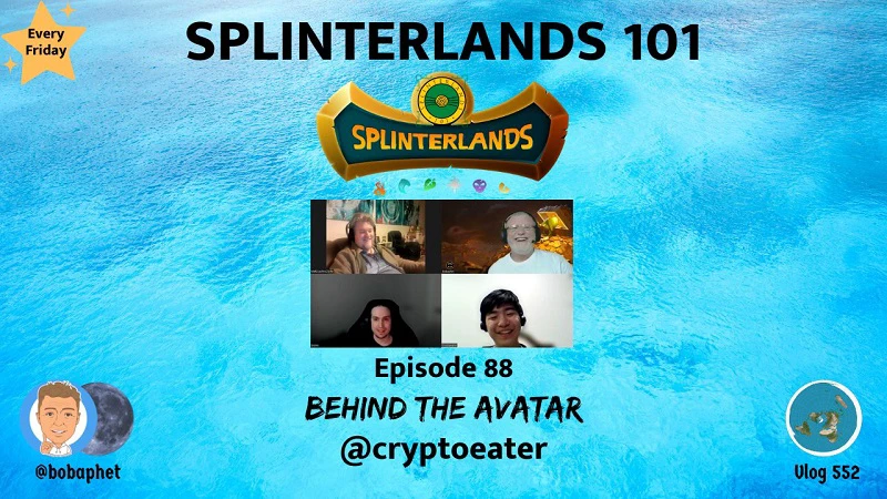 Splinterlands 101 - Ep 88: Behind The Avatar @cryptoeater episode artwork