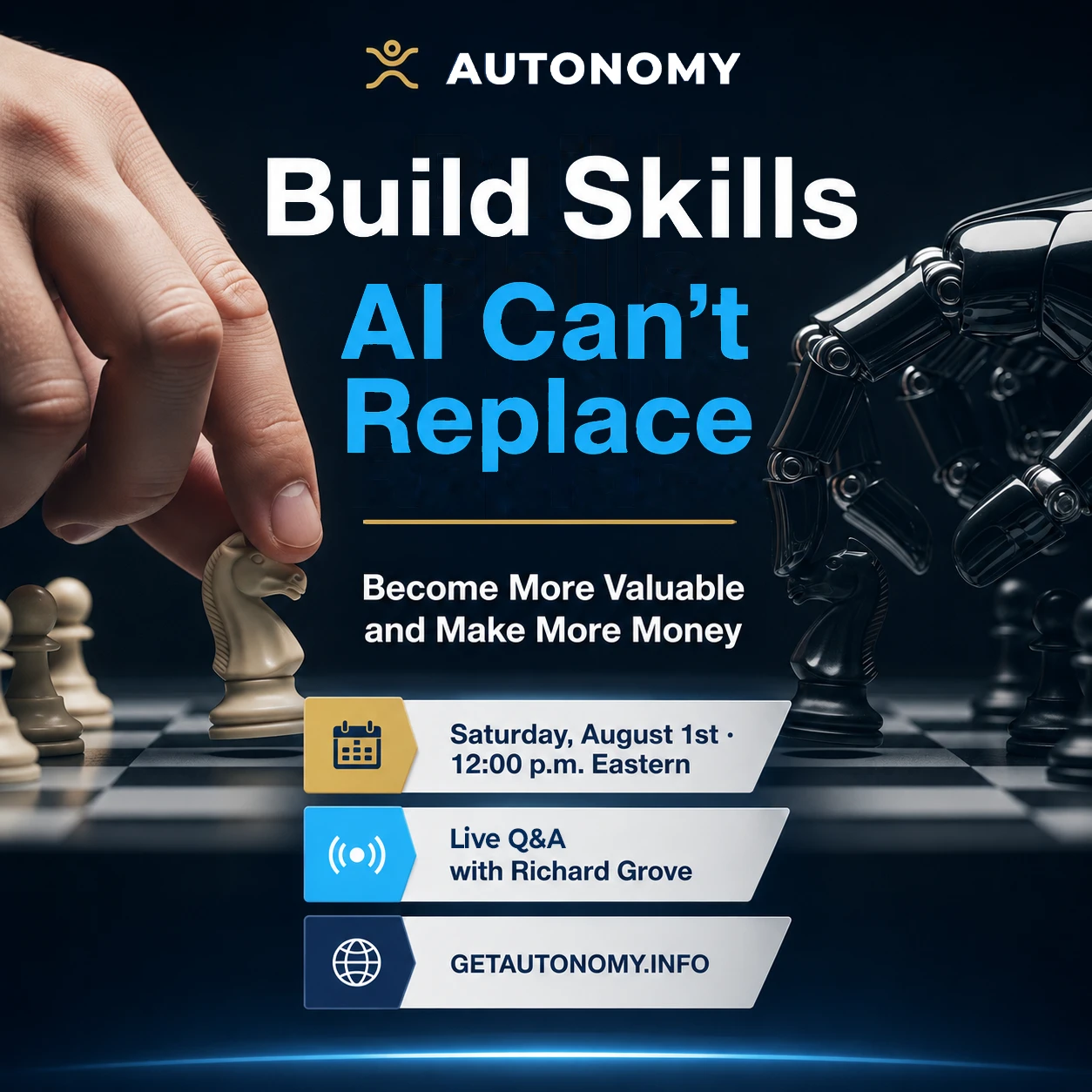 [TODAY] Build Skills AI Can’t Replace: How to Become More Valuable and Make More Money in a Changing Economy