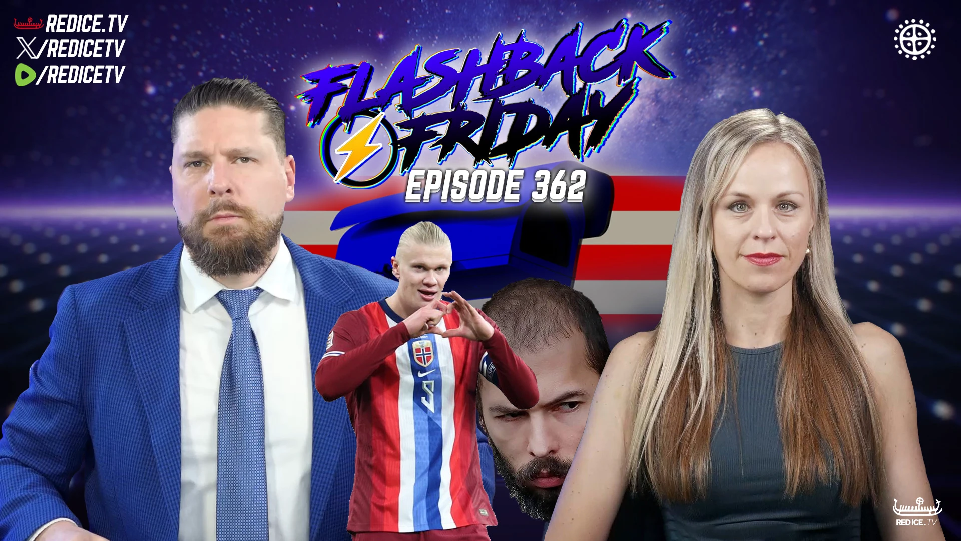 Tate Rape, Haaland the Black Viking, Flock Spy Grid Resistance - Flashback Friday Ep362 episode artwork