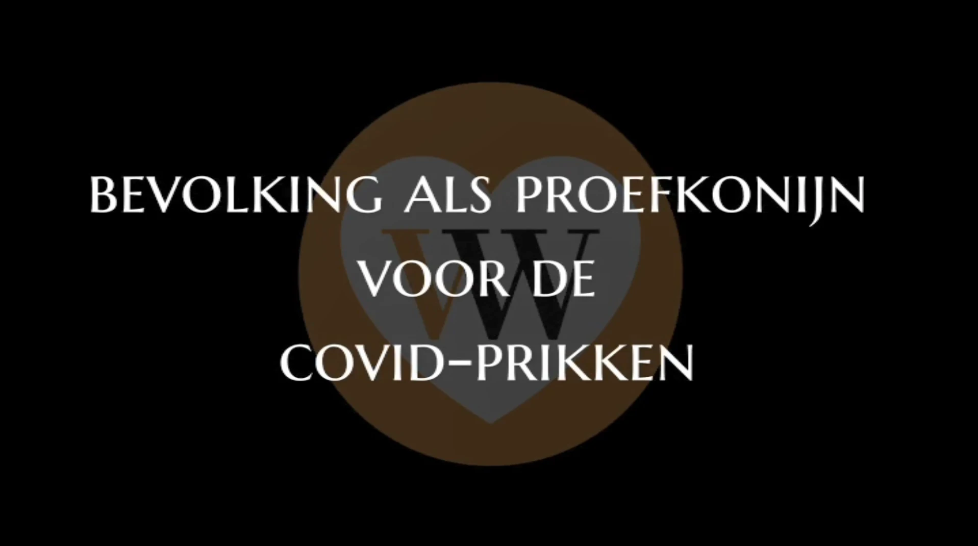 Bevolking als proefkonijn voor de COVID-prikken