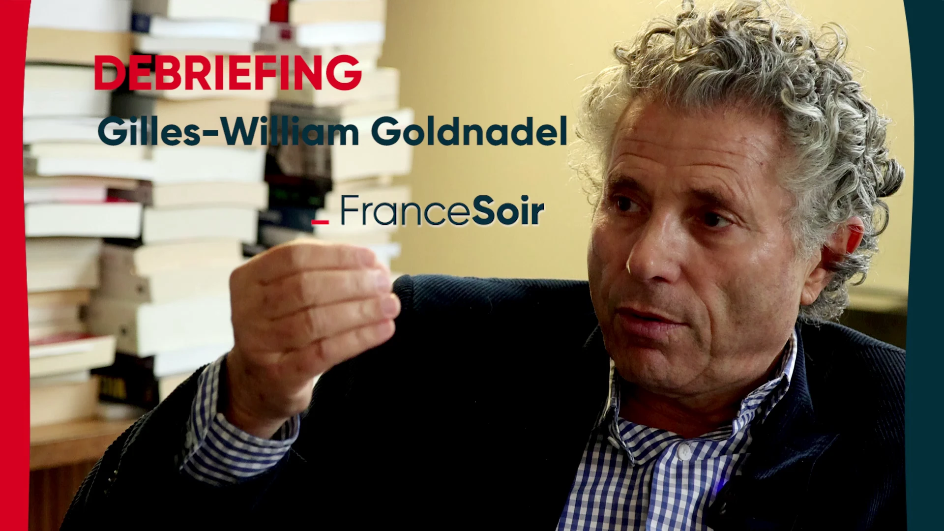 Gilles-William Goldnadel présente son « Manuel de résistance au fascisme d’extrême gauche »