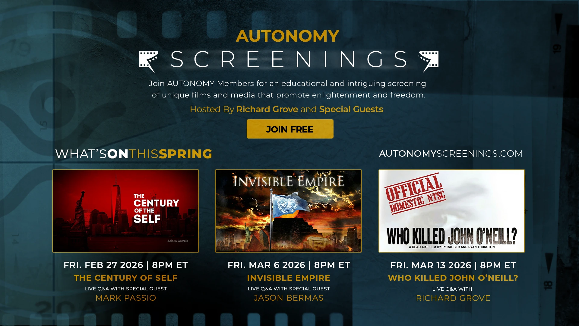 Decoding the Matrix: AUTONOMY Spring Screenings w/ Mark Passio & Jason Bermas 🛡️