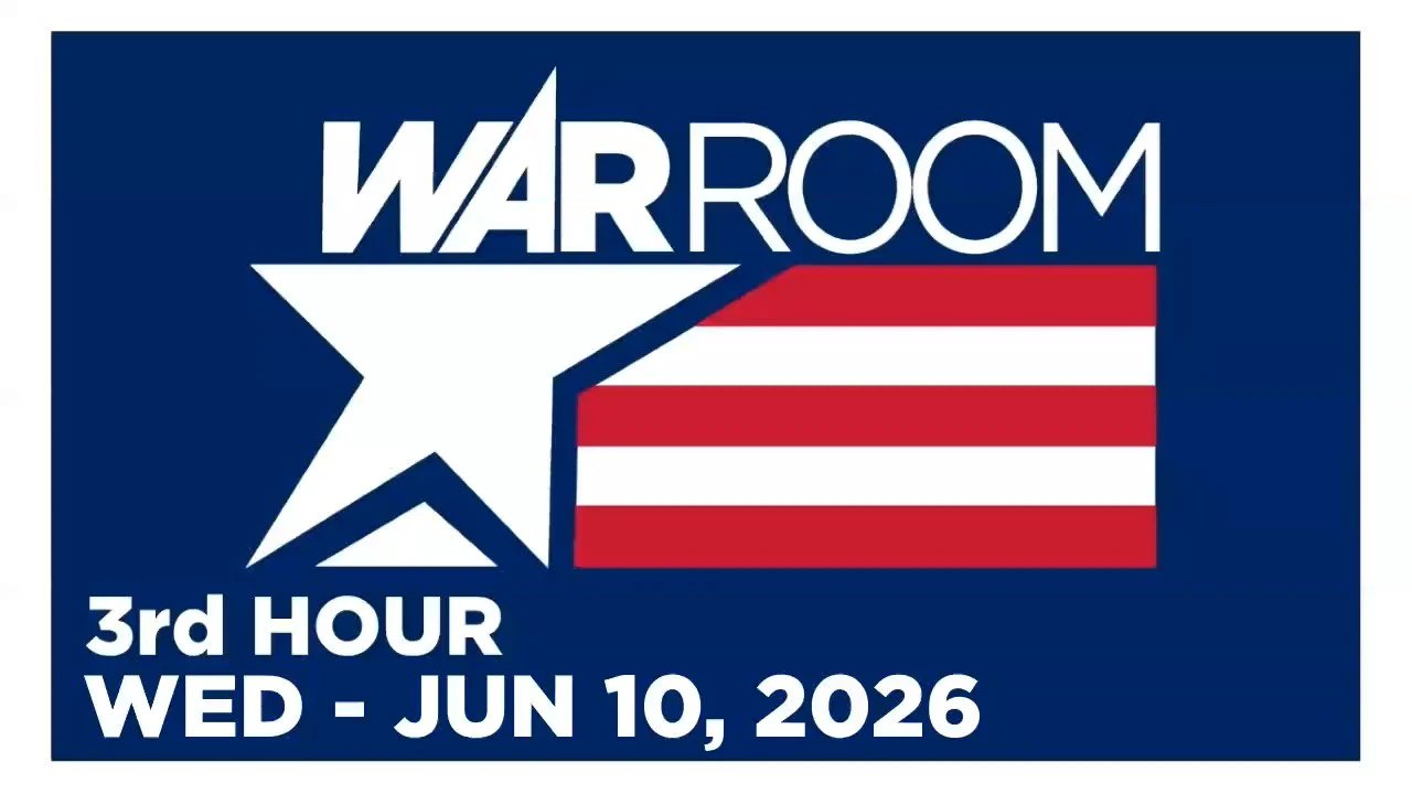 WAR ROOM LIVE [3 of 3] Wednesday 6/10/26 •  ISLAMIC INVASION REVOLT, News, Calls & Analysis • Alex Jones Network episode artwork