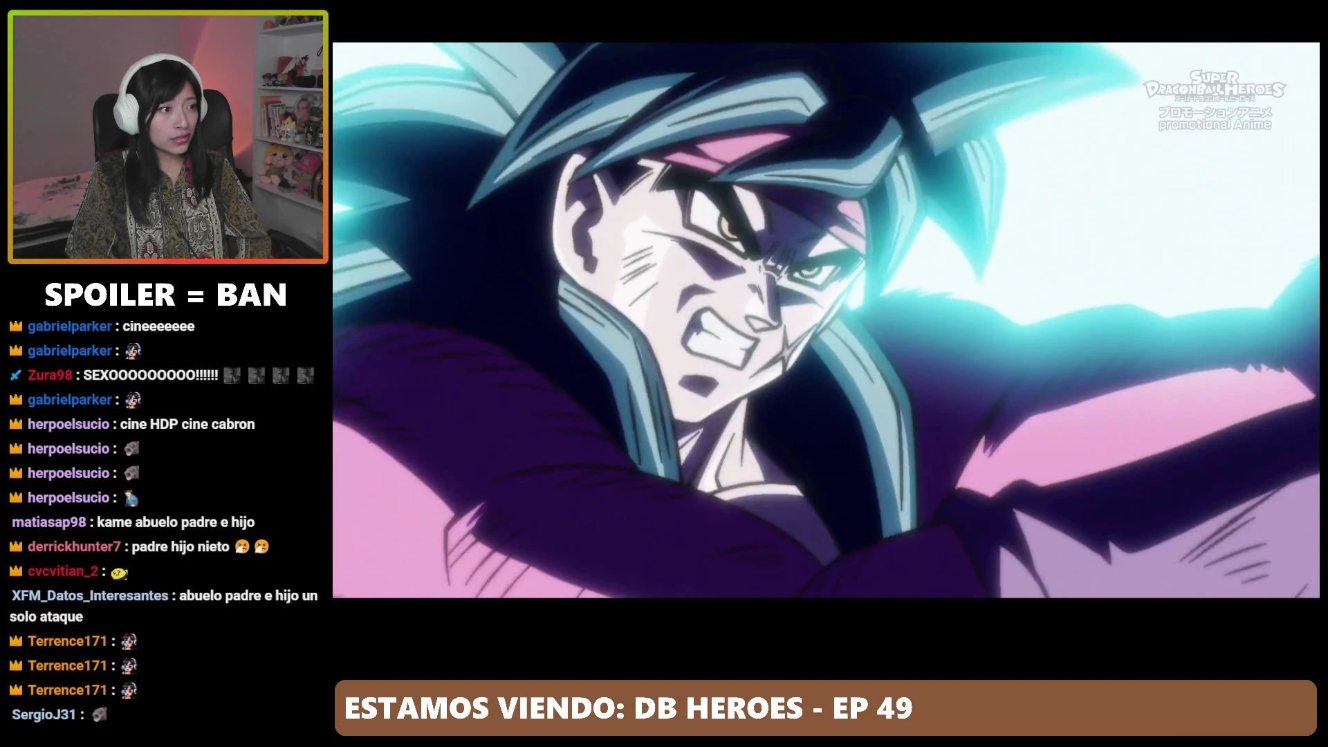 Super Dragon Ball Heroes - cap. 44-56 Reacción
