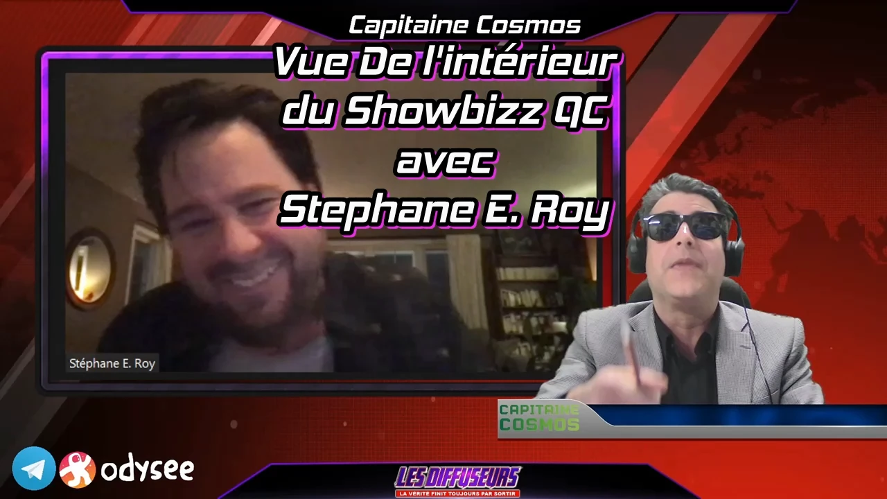 Stephane E. Roy avec le Capitaine, Le Showbizz QC post covid