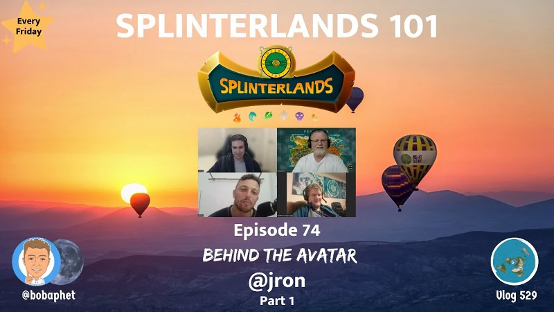 Splinterlands 101 - Ep 74: Behind The Avatar @jron episode artwork