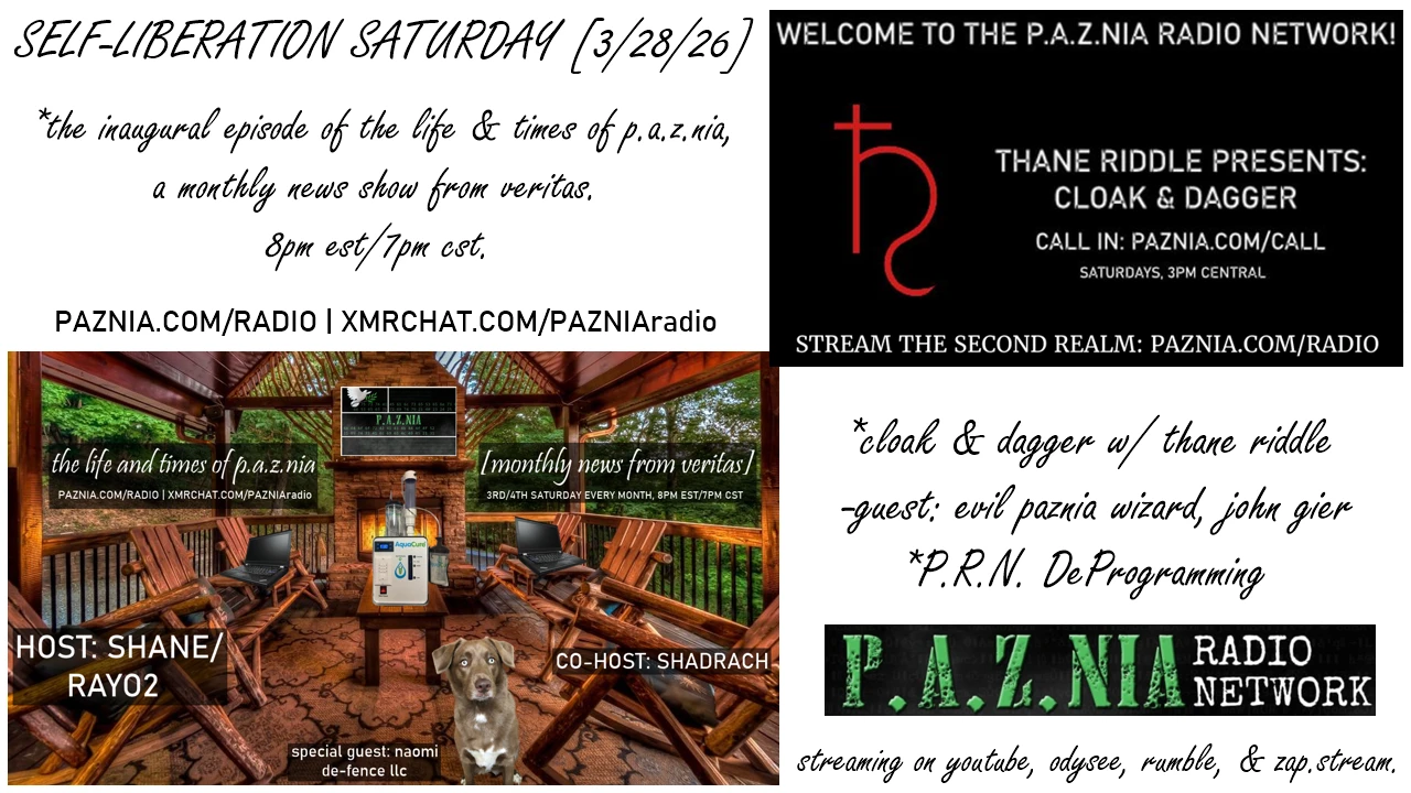 P.A.Z.NIA Radio Network | The Vonu Podcast on Odysee