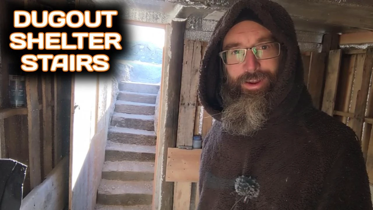 Dugout Shelter Stairs