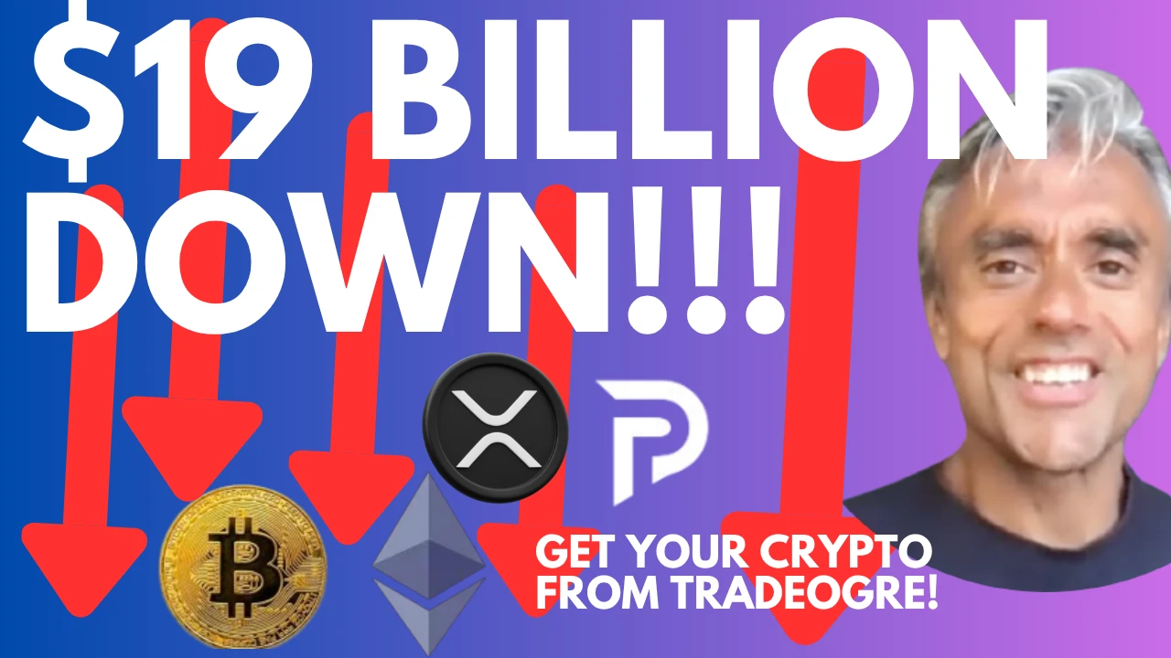THE BIGGEST CRYPTO CRASH EVER! $ 19 BILION DOWN! WILL BITCOIN RECOVER? IS THE END OF THE BULL MARKET?