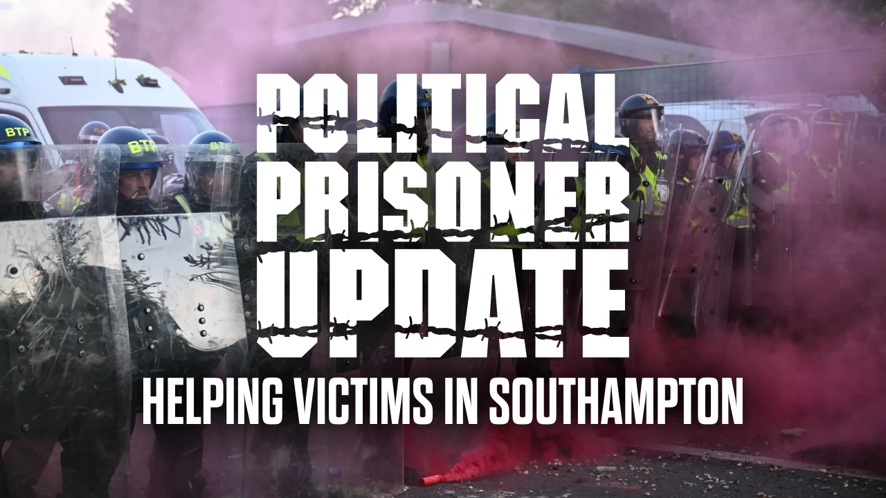Political Prisoner Update - Helping Victims in Southampton episode artwork