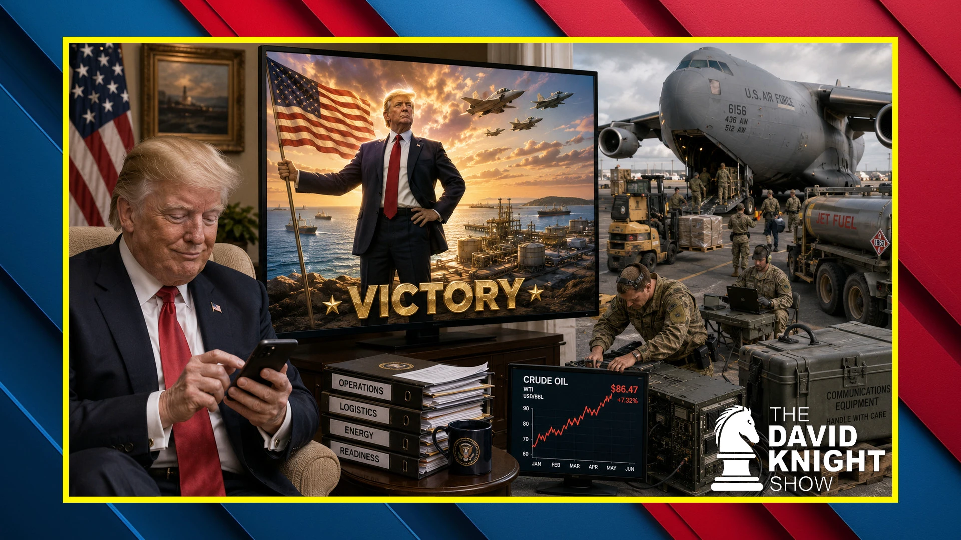 Wed Episode #2342:  Trump Posts AI Victories While the Real War Escalates episode artwork