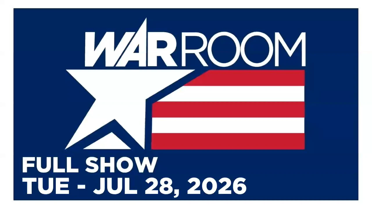 WAR ROOM LIVE [FULL] Tuesday 7/28/26 • Americans WILL NOT Comply With Being Drafted For Iran War! episode artwork