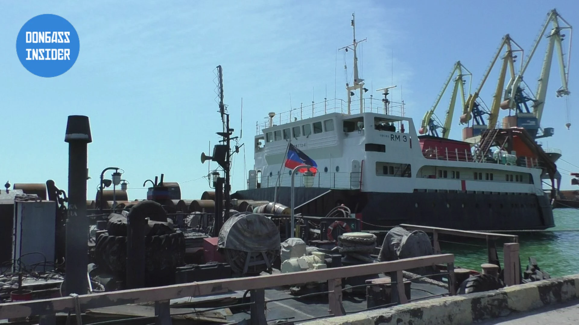 Départ du premier bateau (avec sa cargaison) du port de Marioupol – 30 et 31 mai 2022