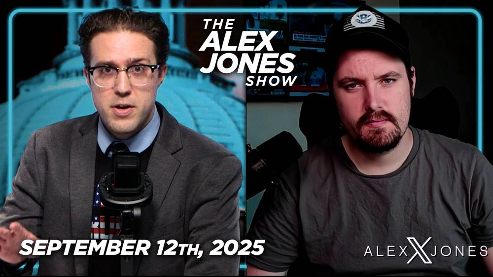 FULL FRIDAY ALEX JONES SHOW: Tyler Robinson, 22, Now In Custody, Named As Suspected Killer In Charlie Kirk Assassination! Planned Attack Online & “Full Of Hate!” PLUS, Journalist Nick Sortor, FBI Whis thumbnail