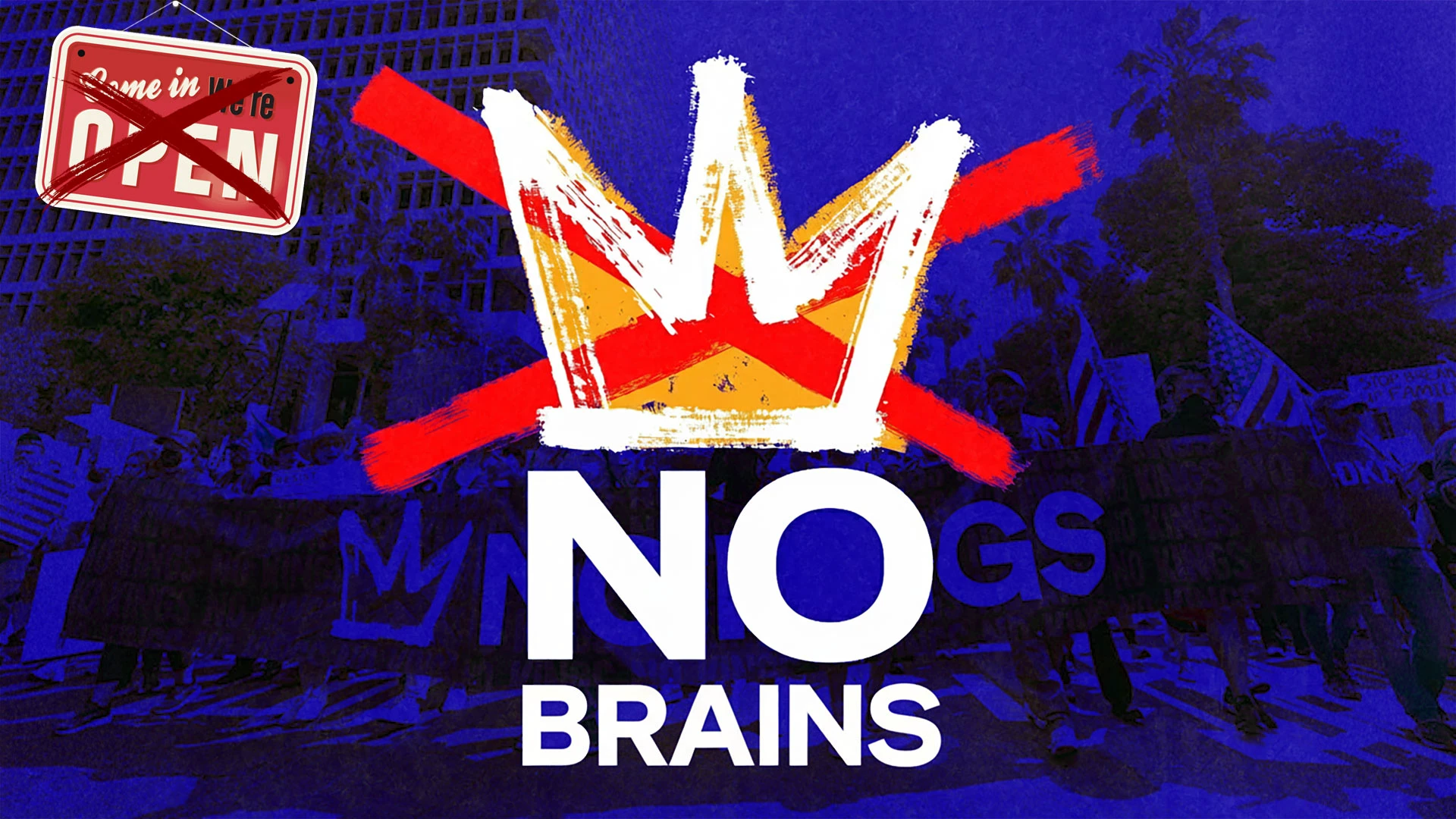Ghost Town NYC – No Kings No Brains Protest