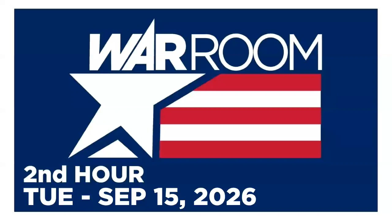 WAR ROOM LIVE [2 of 3] Tuesday 9/15/26 • HARRISON SMITH - News, Reports & Analysis • Alex Jones Network