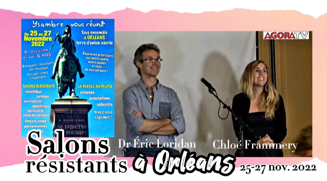 Dr Éric Loridan & Chloé F. aux Salons résistants à Orléans – 25 au 27 novembre 2022