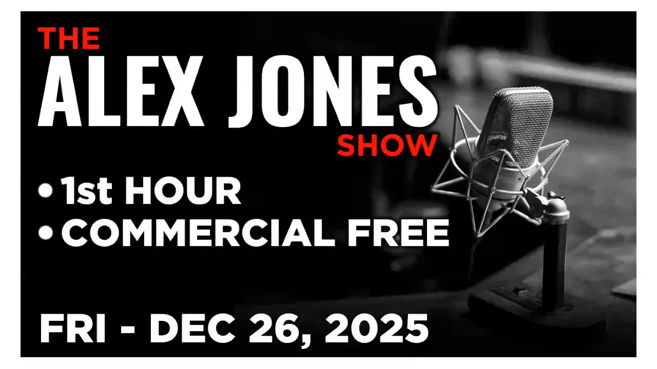 ALEX JONES [1 of 4] Friday 12/26/25 • MILLION SECRET EPSTEIN DOCUMENTS FOUND IN NEW YORK • Infowars