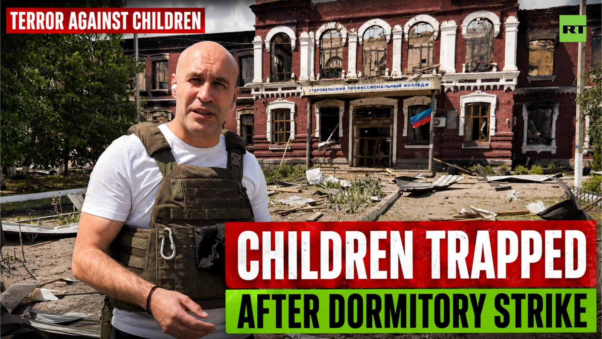 'This simply wasn’t an accident' — RT's Murad Gazdiev from scene of Ukrainian strike episode artwork