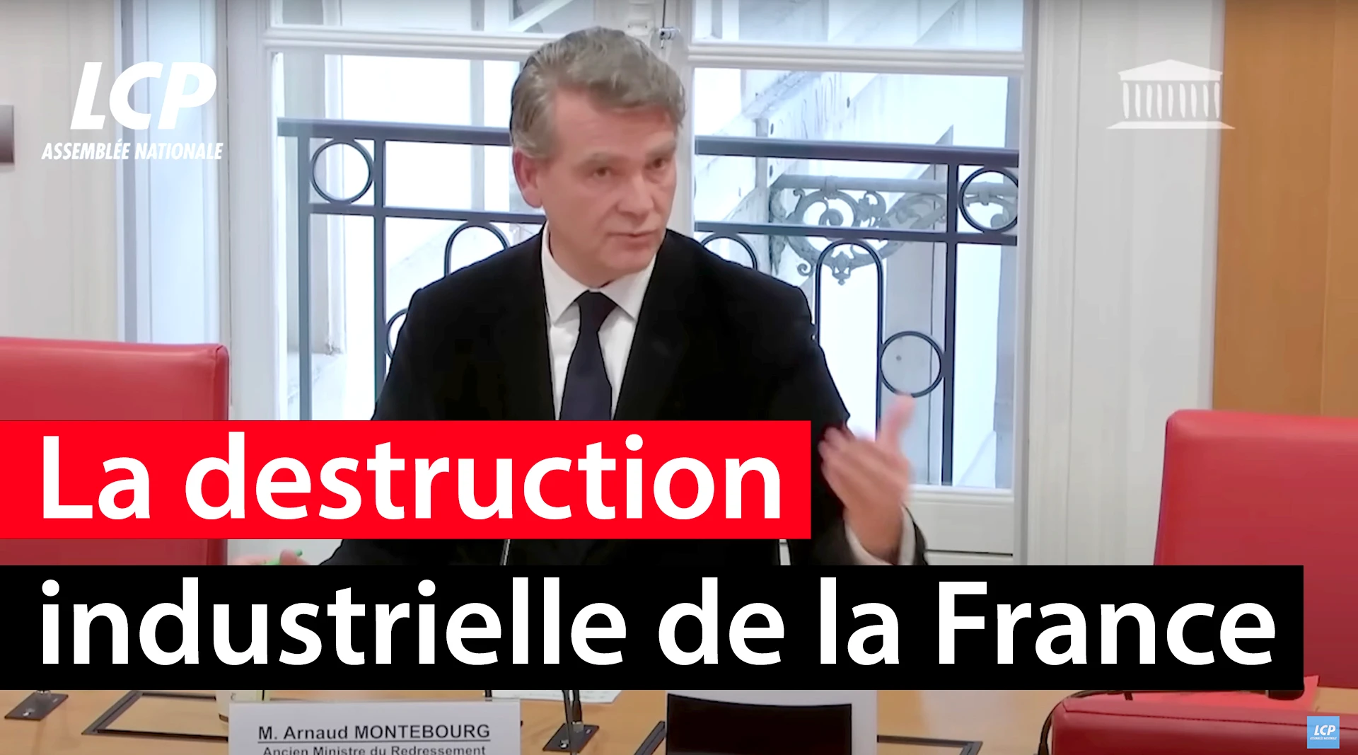 Montebourg explique à la commission parlementaire la destruction industrielle de la France