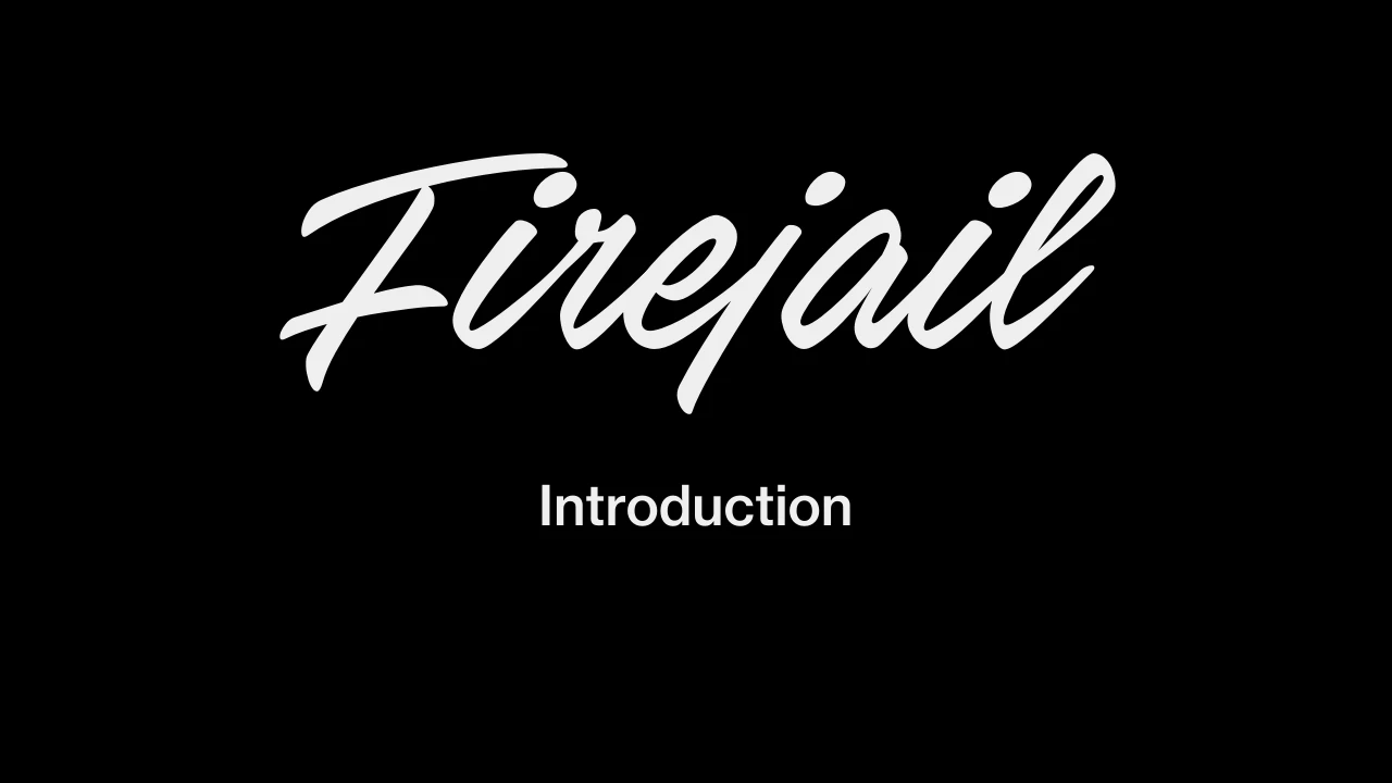 Firejail Introduction